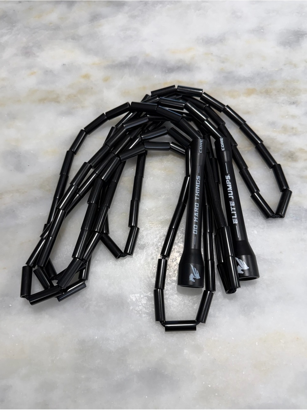 Elite Jumps - Do Hard Things 1” Beaded Jump Ropes | Crossover Jump Rope for Your